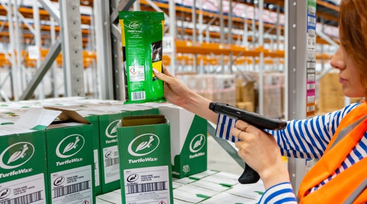 Barcode scanning in the warehouse real-time inventory tracking