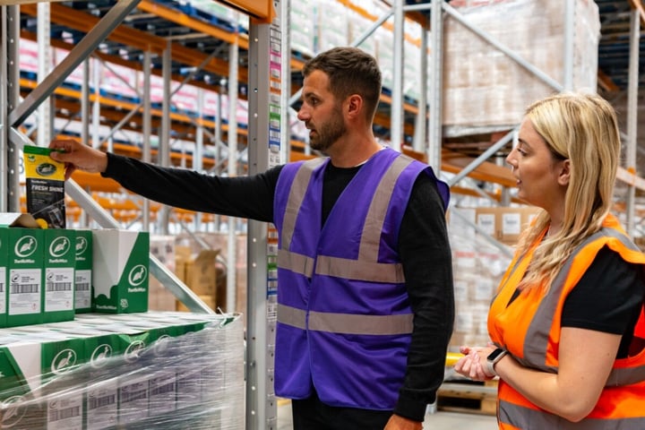 People in warehouse