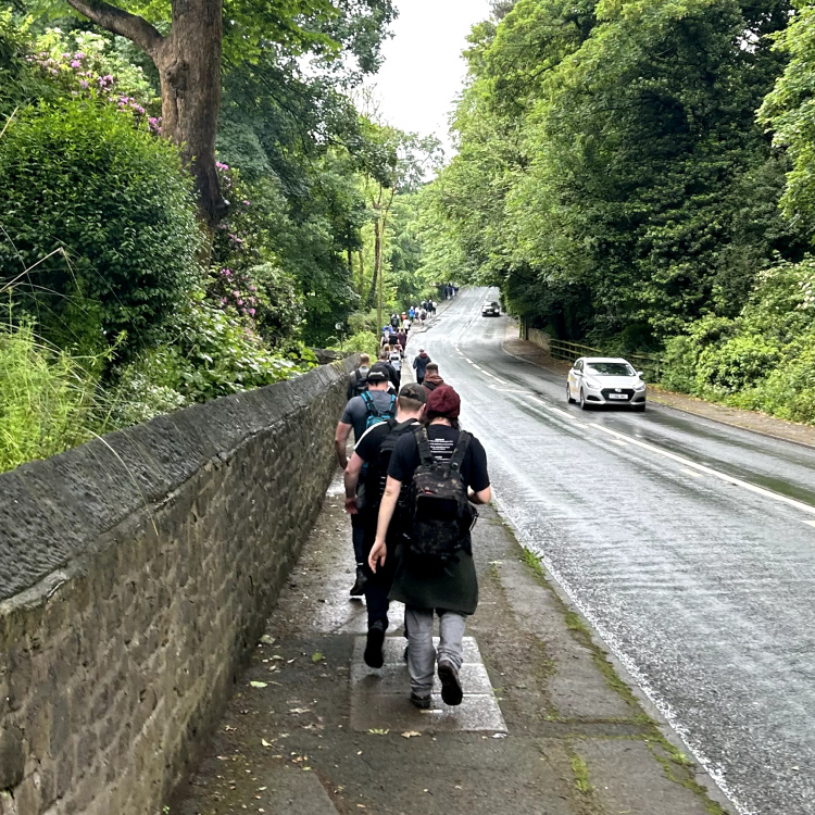 Image of fulfilmentcrowd team members during the walk