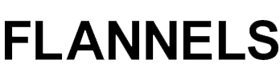 FLANNELS LOGO BLACK