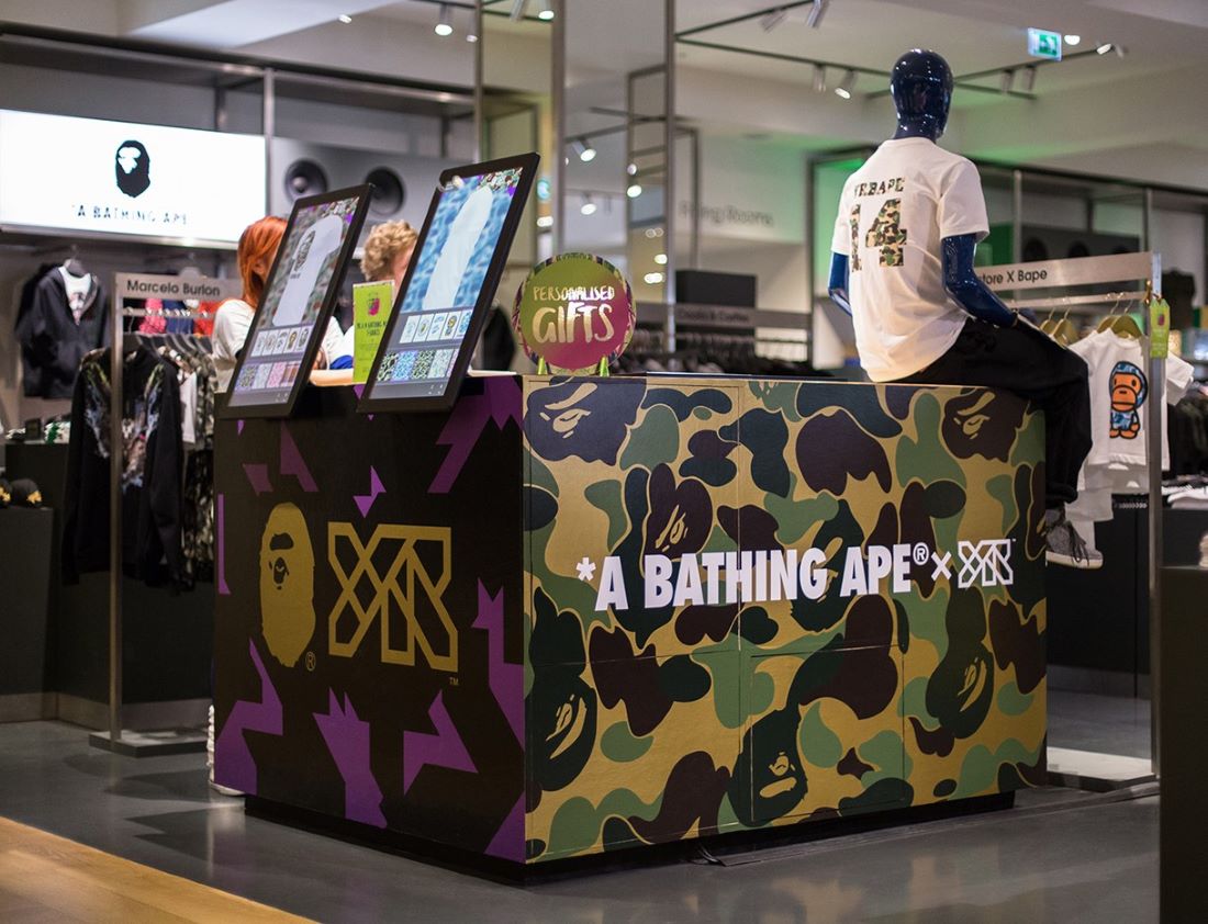 bathing ape selfridges